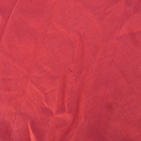 Talbots 16P Pure Irish Linen Orange A-Line Midi Skirt Coastal Grandma - Picture 4 of 10